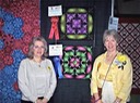 Cheryl and Betty at quilt show